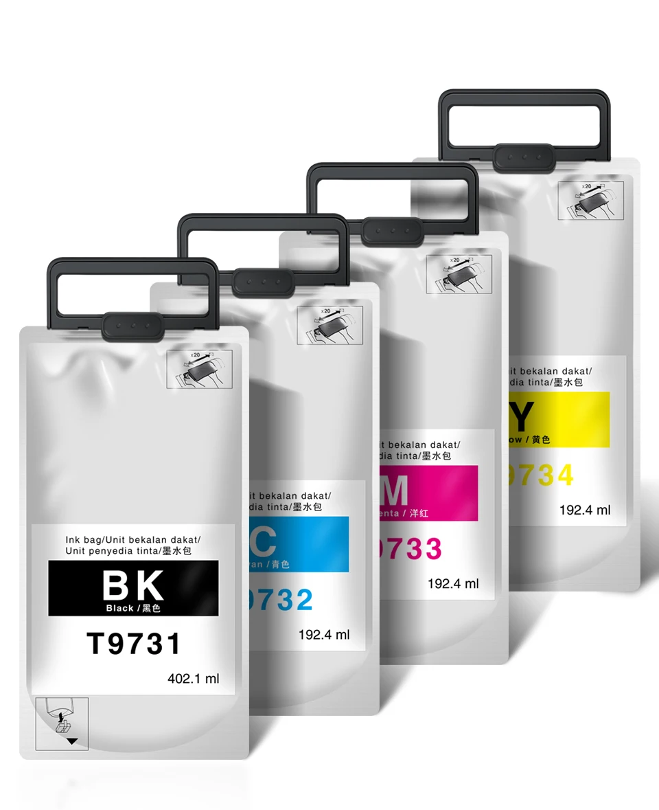 T9731 T9732 T9733 T9734 خرطوشة حقيبة الحبر المتوافقة للطابعة Epson WF-C869Ra WF-C869 C869RD3TWFC C860 C869DRTWF C869RDTWFC