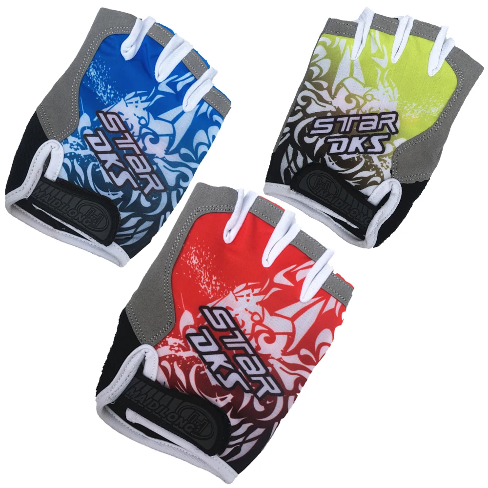 Breaking Wind Cycling Half Finger Gloves Anti-slip Bicycle Mittens Racing Road Bike Glove MTB Biciclet Guantes Ciclismo