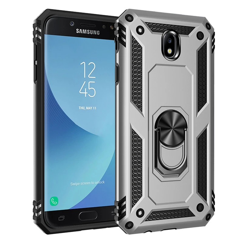 Custodia per telefono antiurto con armatura di lusso per Samsung Galaxy J5 2017 J7 Pro J730F/DS J730FM J530F/DS J530FM copertura magnetica con