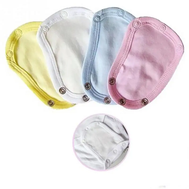 4Pcs/Set Lovely Baby Boys Girls Kids Jumpsuit Diaper Romper Lengthen Extender Extension Solid Soft Jumpsuit Bodysuit Extender