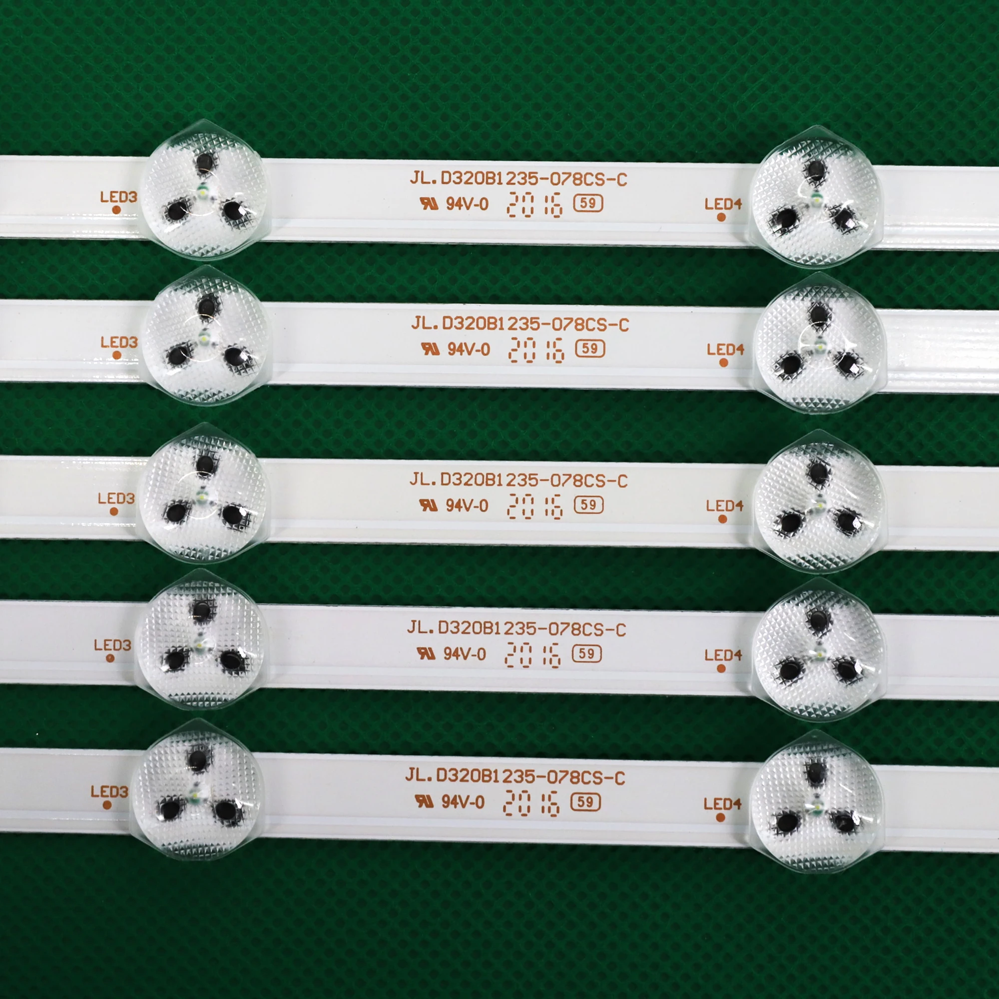 Imagem -05 - Polegada Led Backlight Strip Substituição para Vestel 32d1334db Ves315wndl01 Ves315wnds2d-r02 Ves315wnda-01 11-leds 574 mm Peças x 32