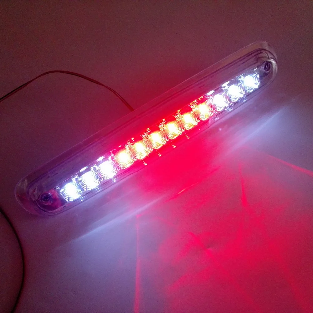 

Дополнительные стоп-сигналы July King Highlight Red, совместимые с Chevrolet Silverado 2004-2014, GMC Sierra GMT900, 6000K DRL