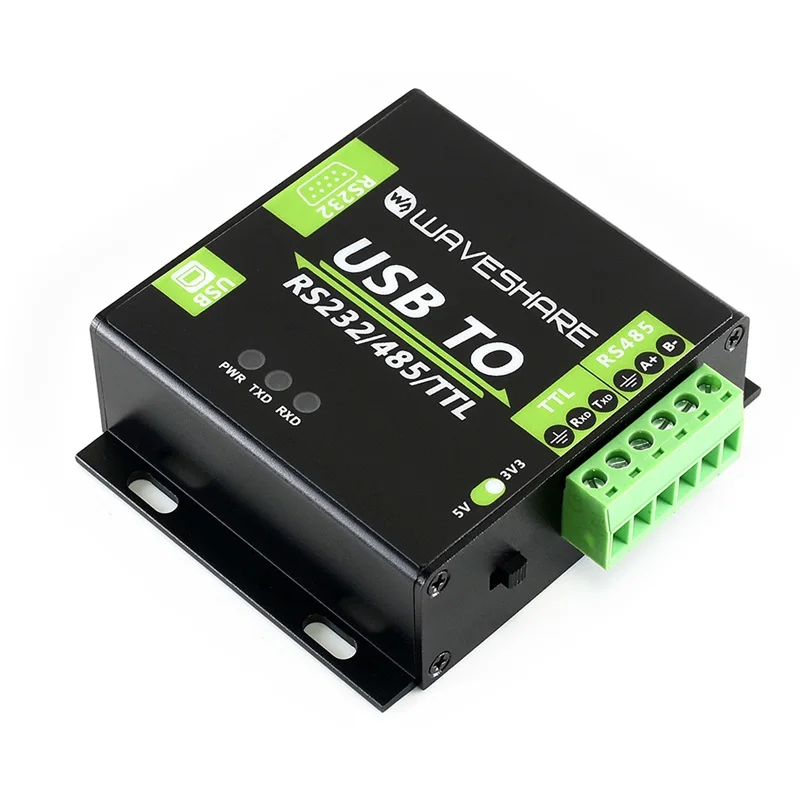 Модуль преобразования уровня FT232RL USB в RS232 / RS485 / TTL промышленный класс с изоляцией