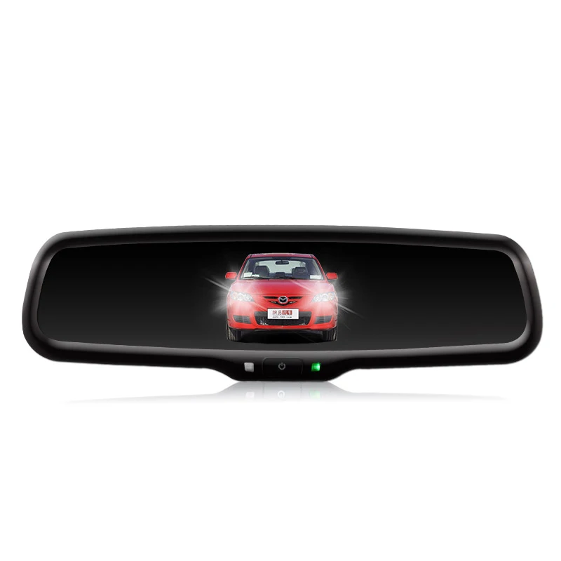 ANSHILONG Car Rear View Rearview Interior Auto Dimming Mirror with Special Bracket