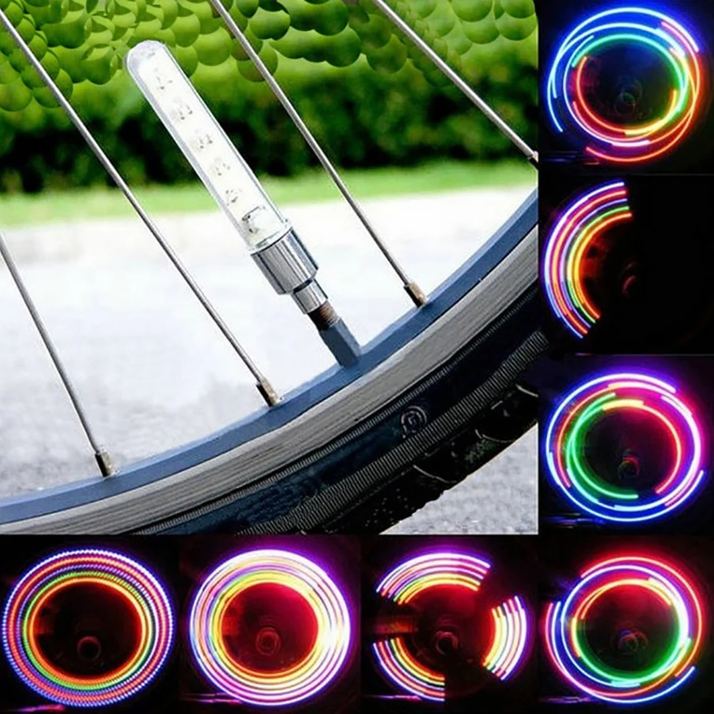 

1 PCs Multi-color LED cover on wheel nipple, 5 LED strip lights led cover on wheel