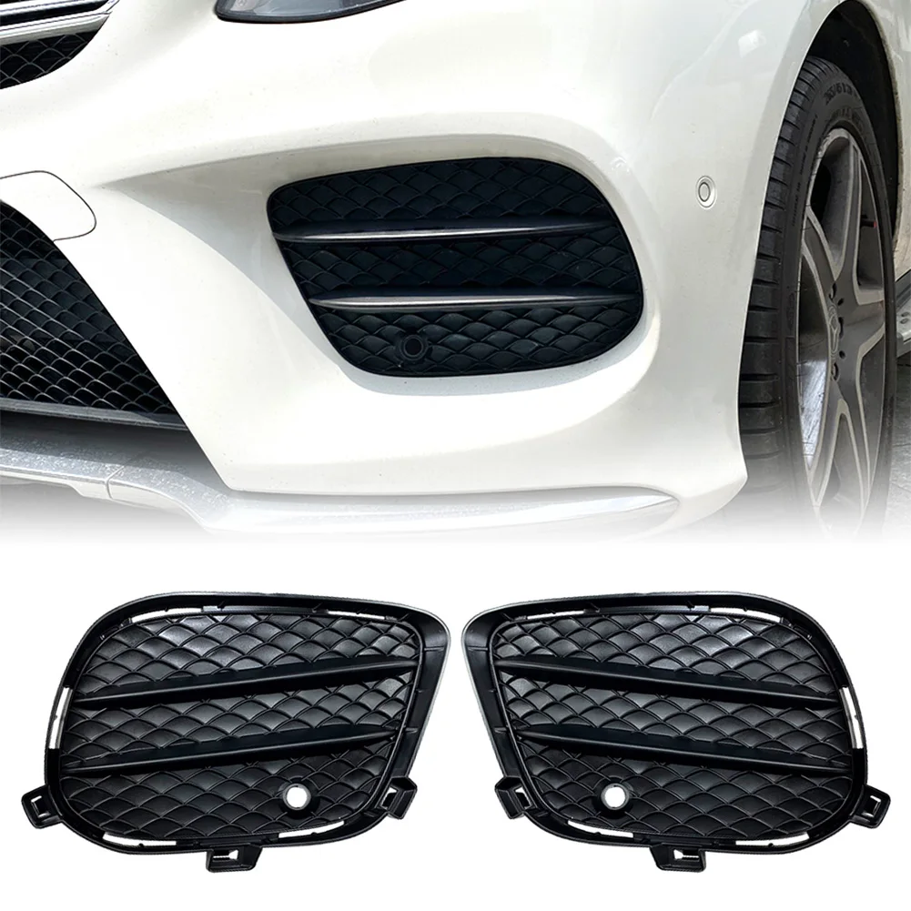 Auto Front Bumper Fog Lamp Grille For Mercedes-Benz  GLE GLS Class GLE Coupe W166 X166 C29 Sport Version 2015-2018