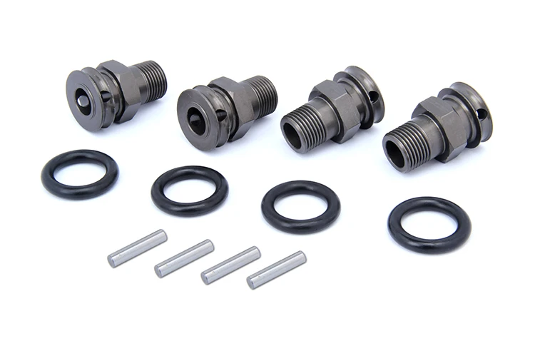 Hard oxidized extension adapters for 1/5 LOSI 5IVE-T ROFUN LT