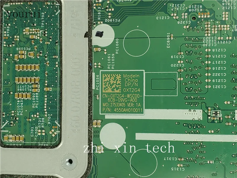 Yourui Für Dell 3468 3568 Laptopmotherboard CN-0XT2G4 0XT2G4 XT2G4 15341-1 mit i3-6006u CPU DDR3 Test ok