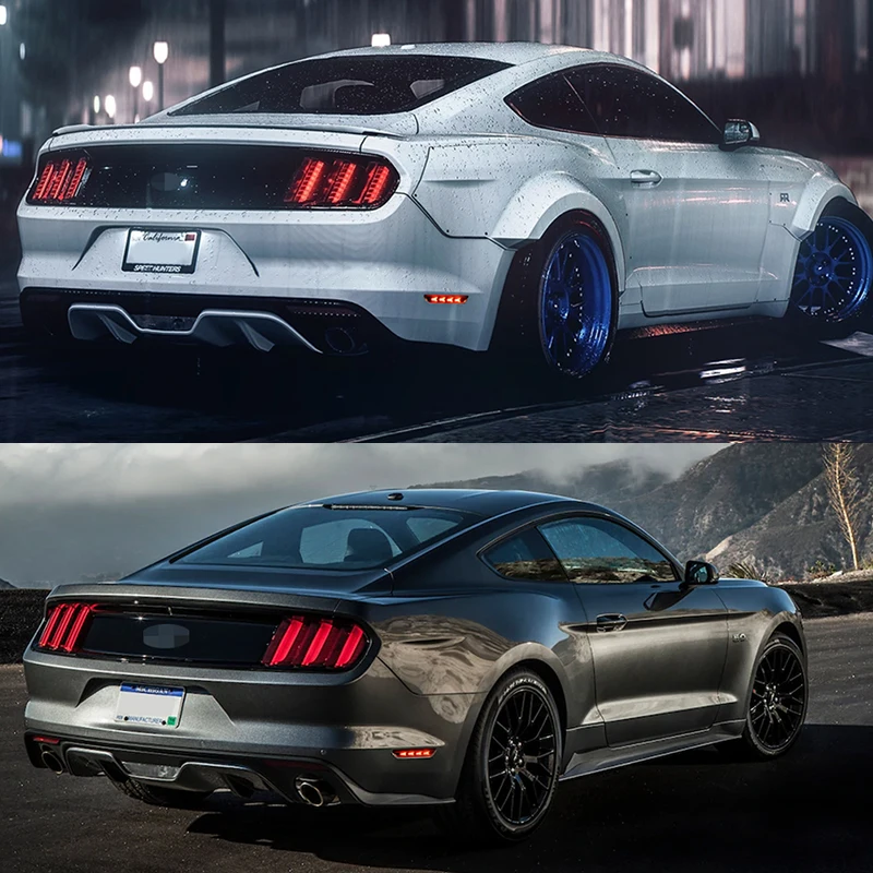 Боковые габаритные огни для заднего бампера Ford Mustang 2010-2018, 12 В