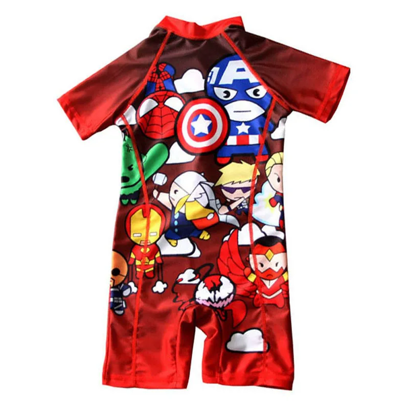 Swimsuit Boy Cool Cartoon Print Swimwear 2024 Children One Piece Bathing Suit Beachwear Baby Toddler Swimming Suit