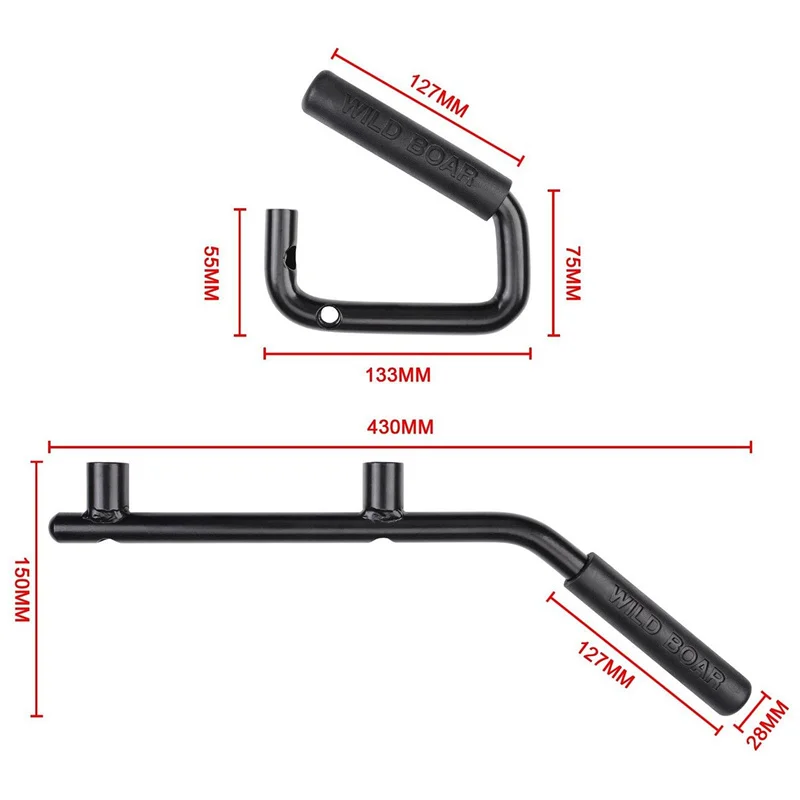 Car Accessories For Wrangler TJ Black Front & Rear Grab Bar Grab Handle Kit For Jeep Wrangler JK 2007 -2018