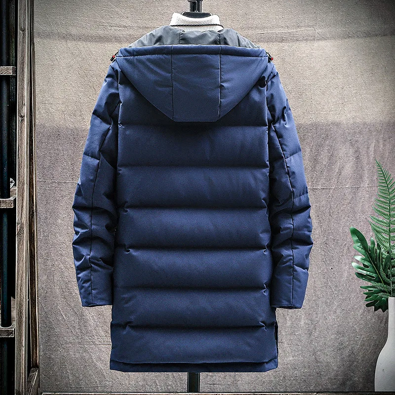 Moda uomo parka soprabito giacca a vento uomo Casual giacca invernale spessa classica antivento manica lunga 2021 New Business Hombre