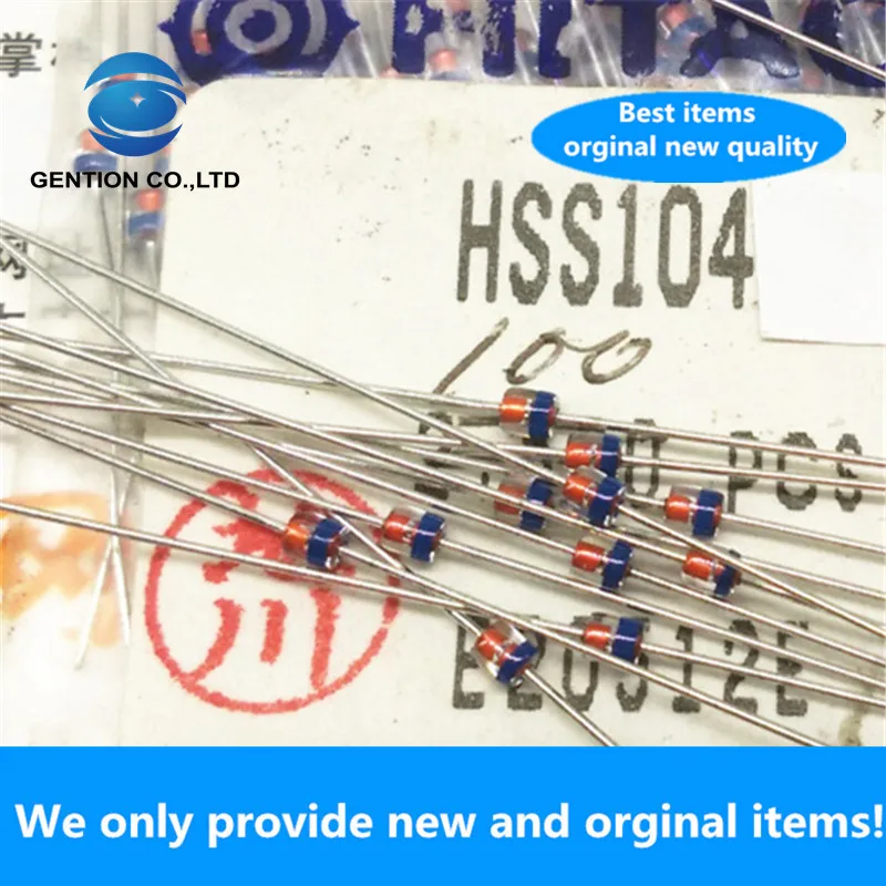 10PCS 100% New original HSS104 blue ring diode 35V original imported 3pF Kenwood audio amplifier repair HSS104-02