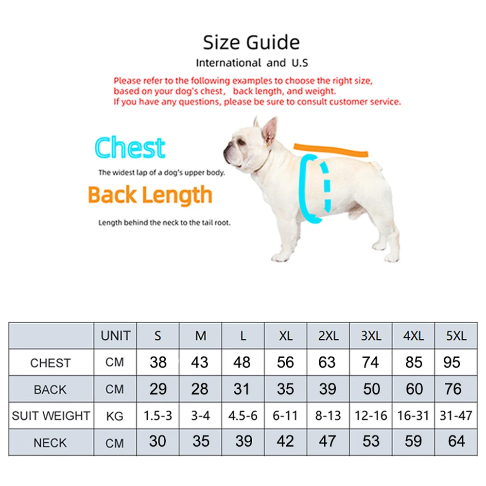 SUPREPET Warm Dog Jacket for Small Large Dogs Cotton French Bulldog Dog Winter Clothes Windproof Coat Costume Puppy Accessories