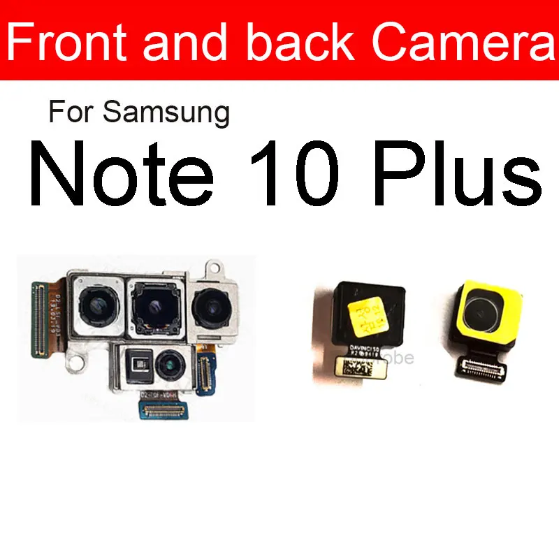 

Main Back Rear Camera Module Flex Cable For Samsung Galaxy Note 10 Plus Note10plus Front Facing Camera Replacement Parts