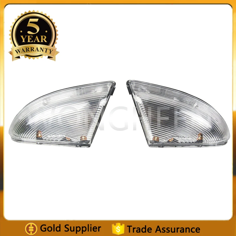 2PCS Mirror Turn Signal Light Lamps Front 68064949AA 68064948AA For Dodge Ram 1500 2500 3500 2009-2013 V6 V8