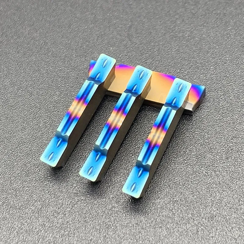 Mgmn300 m nano azul torneamento ferramentas inserções de carboneto torno cnc cortador mgmn300 separação e sulco parte