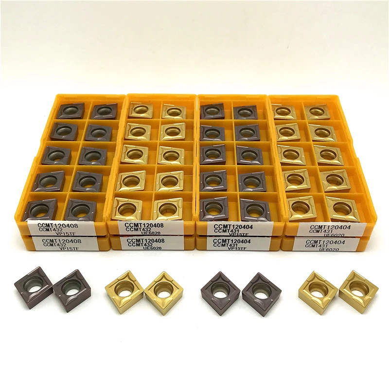 CCMT120408 UE6020 كربيد إدراج الخارجية تحول أداة مخرطة باستخدام الحاسب الآلي أداة عالية الجودة تحول إدراج معالجة الصلب