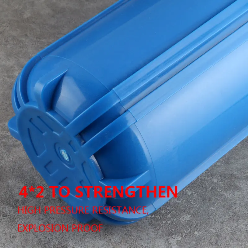 Fat 10 Inch Large Capacity Blue Filter Bottle Copper Interface 1\'\' Thread 32MM Chubby 10\'\' Filtration Commercial Cartridge