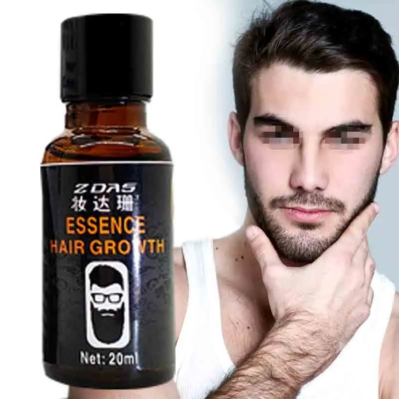 Hair Loss Product New Original Men Beard growth oil mustache grow serum stimulator 100% natural acceler eyebrow essence 20ml