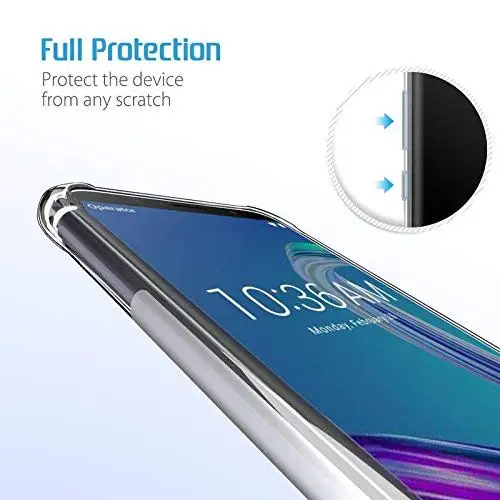 Crystal Shell for ASUS ZB601KL ZB602KL Zenfone MAX Pro(M1) Silicone Case Luxury Soft Shockproof Slim Transparent TPU Back Cover