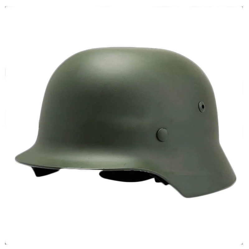 WW2 WWII New Tactical Airsoft German M35 Helmet Luftwaffe Steel Helmet Black Green Helmet Combat Special Force Safety Helmets