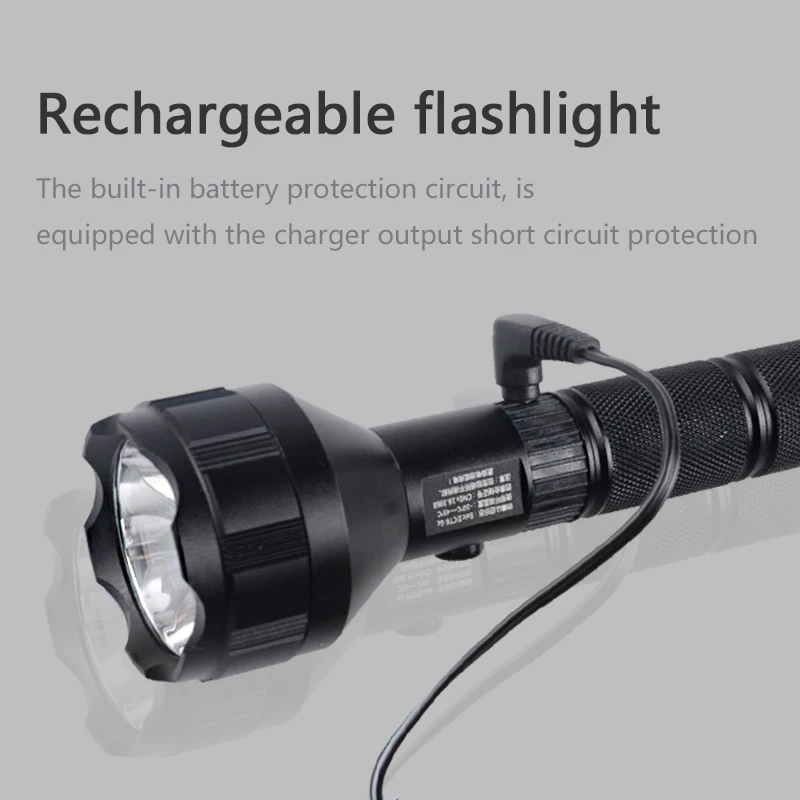 WASING 403 LED Aluminum Alloy Directly Charged Explosion-Proof Waterproof Flashlight