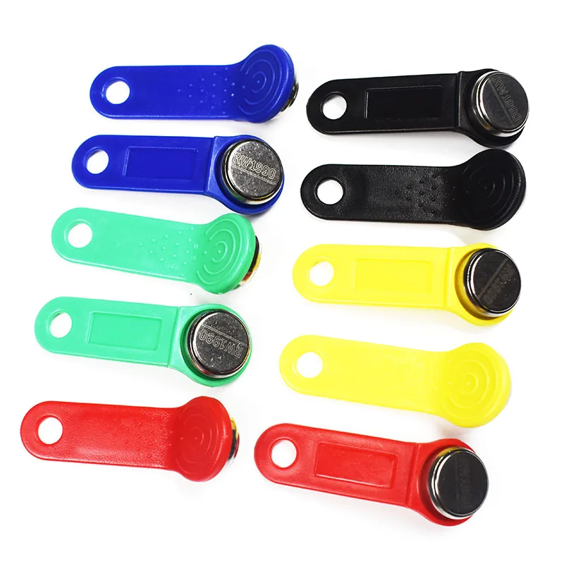 10pcs/Lot Rewritable RFID Touch Memory Key RW1990 IButton for Copy Card Sauna Dallas Keys Cards