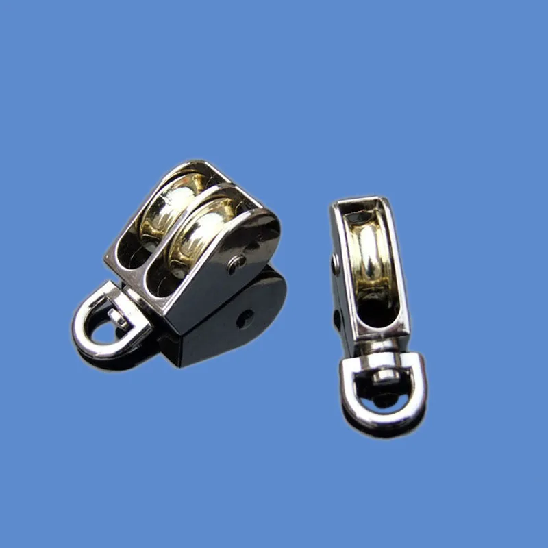 1pcs Swivel Katrol Sheave Rigging Metalen Lift Takel Touw Opknoping Lifting Wiel