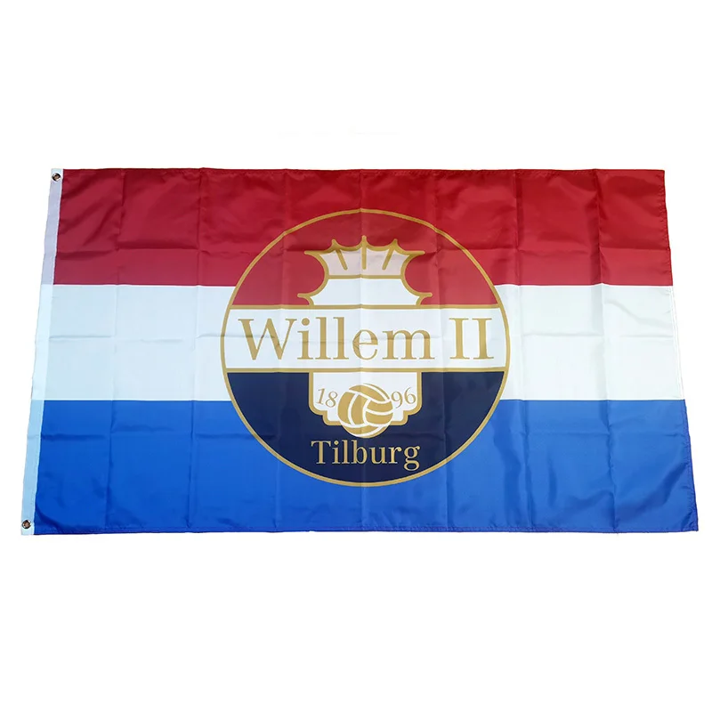 Holland Willem II Tilburg Flag 60x90cm 90x150cm Decoration Banner for Home and Garden