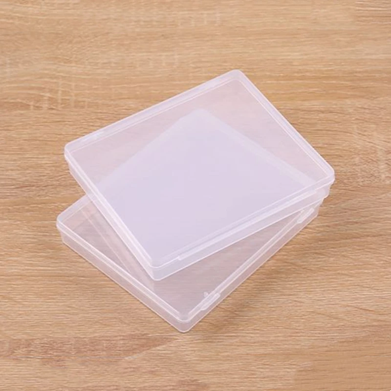 PP Boxes 2pcs Practical Toolbox Plastic Container Box for Tools Case Screw Sewing  Transparent Component Screw Jewelry Storage