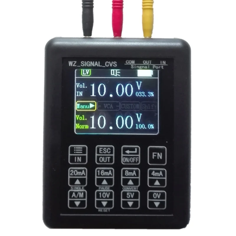 Simulateur analogique à tension réglable 0-10V 4-20ma, générateur de Signal, Sources émetteur, calibrateur