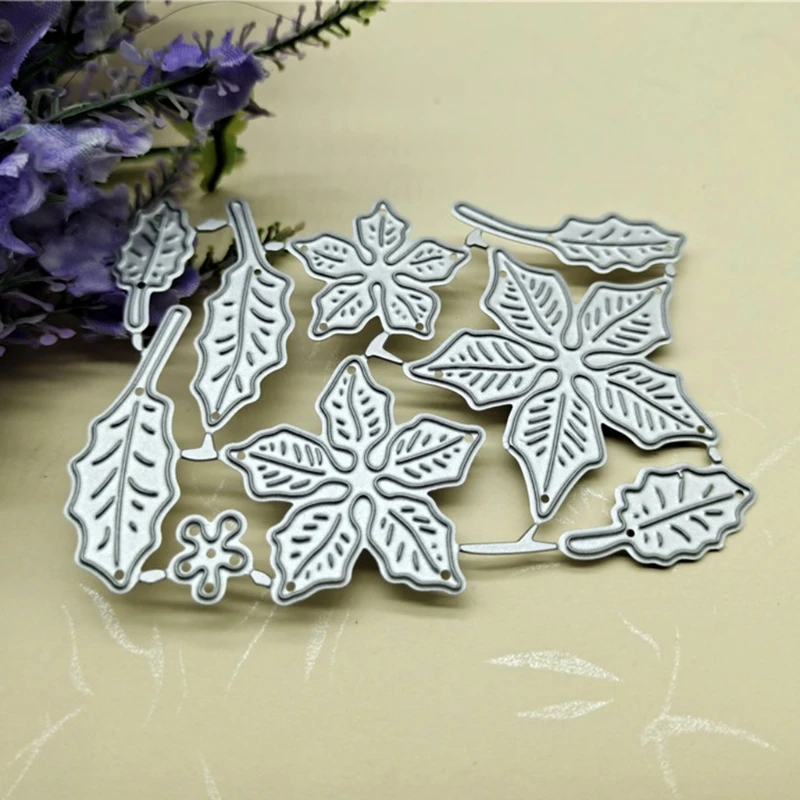 Tree Leaves Metal Cutting Dies Stencil DIY Scrapbooking Album Paper Card Template Mold Embossing Craft Decoration