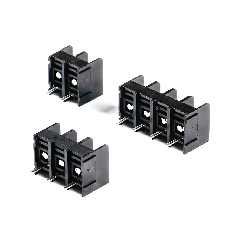 5Pcs KF55C-10.0 HB611-6.35 HB762-7.62 HB825-8.25 HB9500-9.5 DIP Connector Socket 2P 3P 4P Plug BLACK Connector DIY New