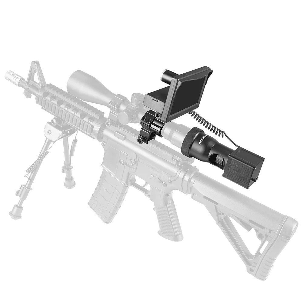 Imagem -04 - Visão Noturna Infravermelha Riflescope Óptica Caça Dia Noite Riflescope Desmontagem Rápida Digital Escopo ao ar Livre Câmeral 850nm