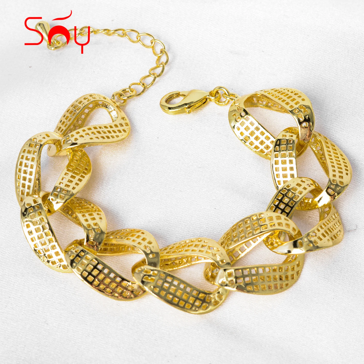 Sunny Jewelry Fashion Bohemia Copper Bracelets High Quality For Women Hand Chains Link Chain For Wedding Engagement Gift Party