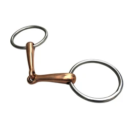 Mèches à anneau en acier inoxydable, mèche à bouche en cuivre, équipement d'équitation, 5 amarans