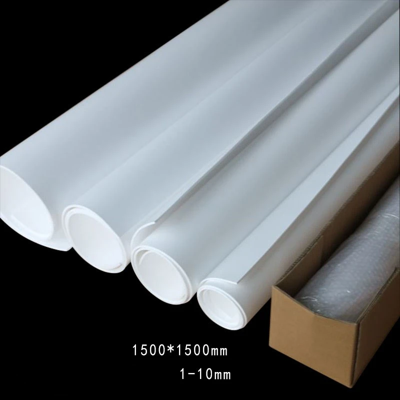 Expanded PTFE Flat Soft ePTFE Sheet e-PTFE Insulation Panel Gasket 150cm x 150cm 0.5mm White