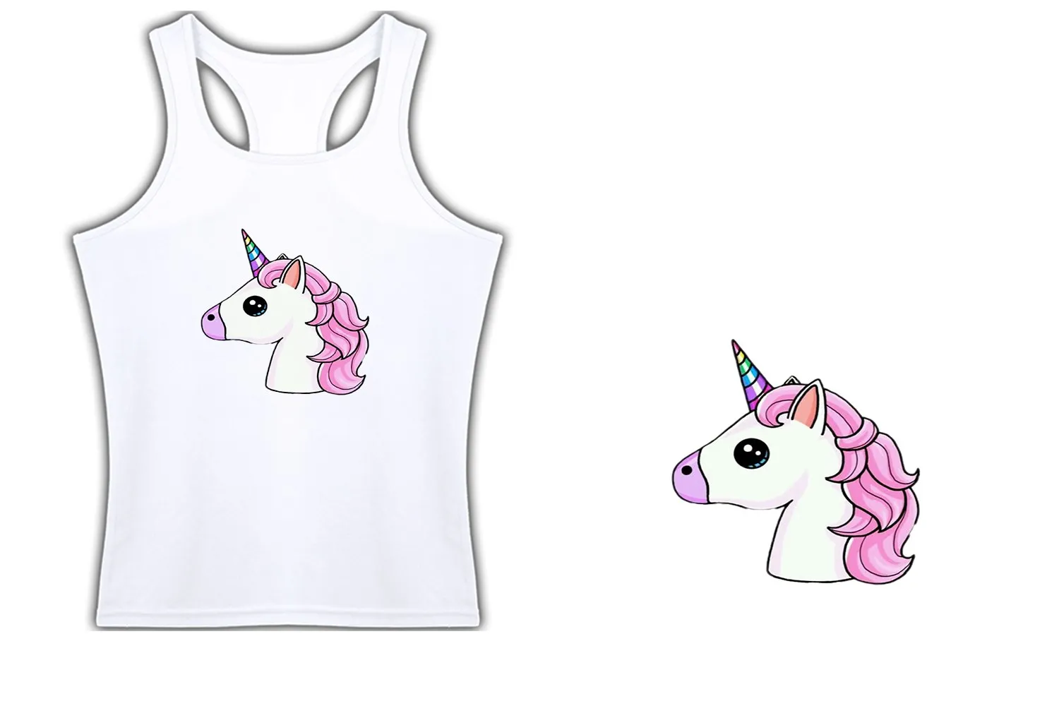 T-SHIRT FOR WOMAN SUSPENDERS PINK UNICORN CUQUI women tshirt