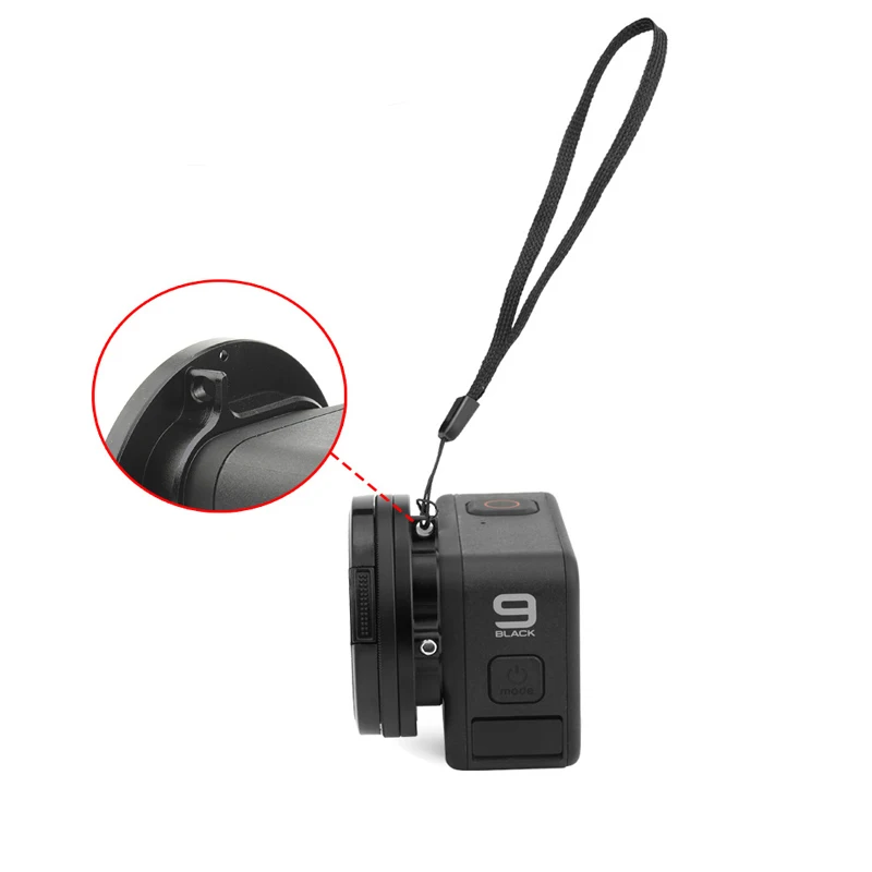 알루미늄 합금 52mm UV 렌즈 필터 어댑터 링 렌즈 프레임, 고프로 히어로 9 액션 카메라 액세서리