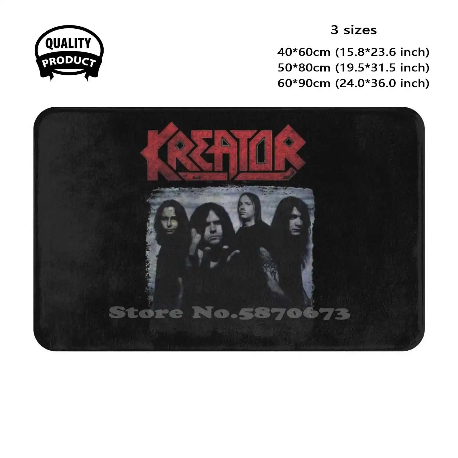 Vintage Kreator Bands Music Legends Live Forever Gifts Soft Cushion Home Carpet Door Mat Car Rug Kreators Kreator Tour 2020