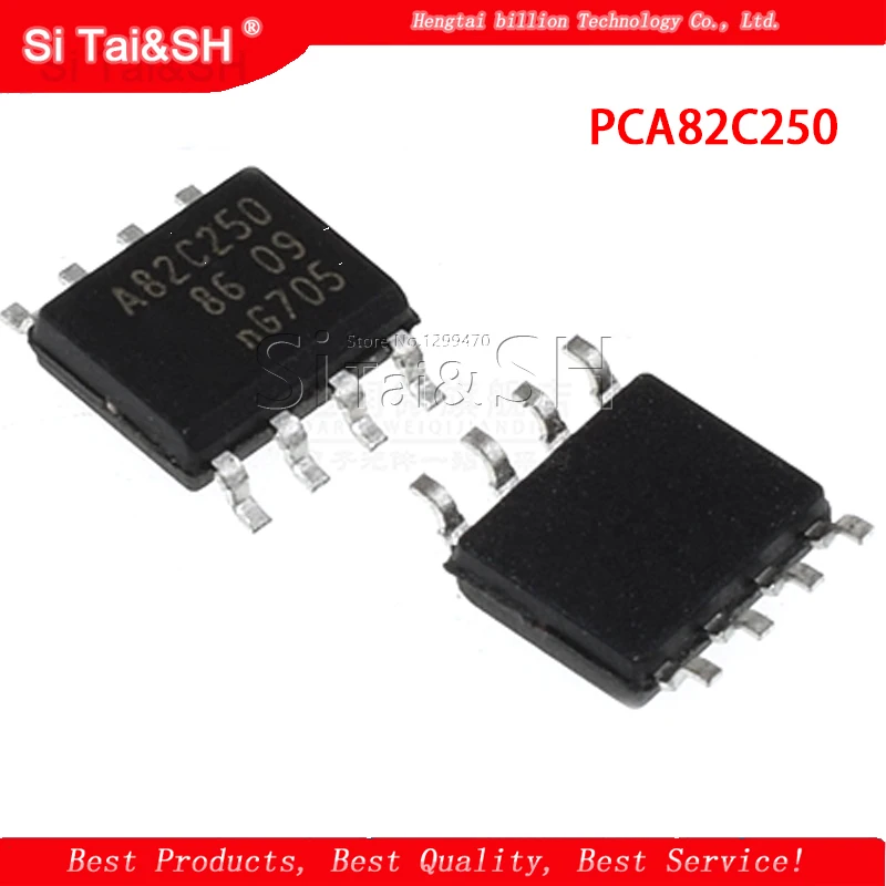 5pcs PCA82C250 A82C250 82C250 SOP-8 CAN Interface IC CAN CTRLR 170uA 5V new original