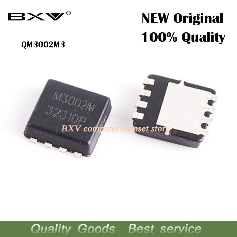 Free Shipping 5pcs QM3002M3 QM3002M M3002M 3mm*3mm MOSFET QFN-8 Original Authentic