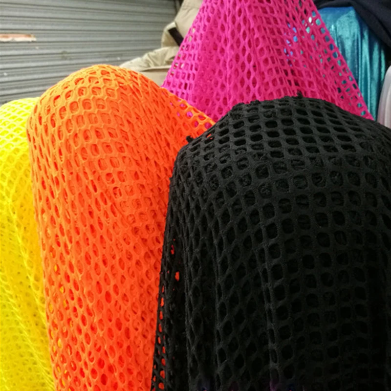 

100*150cm Multifunction Mesh Net Fabric Classic Rhombus Mesh Fabric For Pillow Car Cushion Knit Lining Apparel Dress Diy Craft