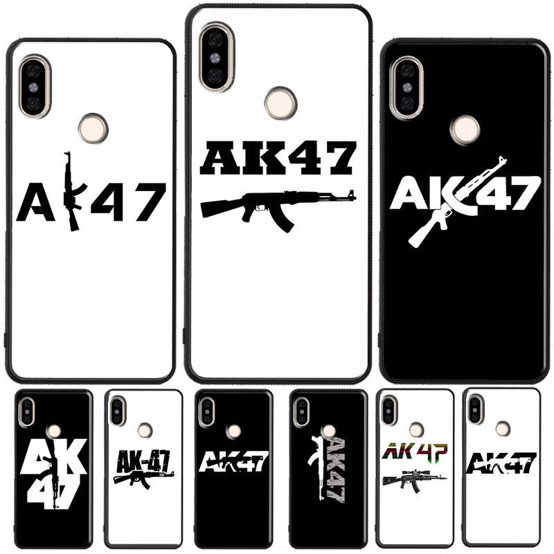 AK47 Gun For Redmi Note 11 Pro Phone Case For Redmi Note 10 Pro 7 8 9 Pro 10S 9S Redmi 10 9A 9T 9C