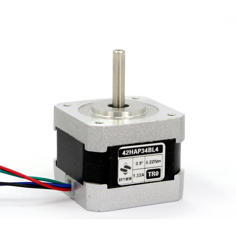 17Hs08-1004S 4-Lead Nema 17 Stepper Motor 20Mm 1A 13Ncm(18.4Oz.In) 42 Motor Nema17 Stepper For Diy 3D Printer Cnc Xyz