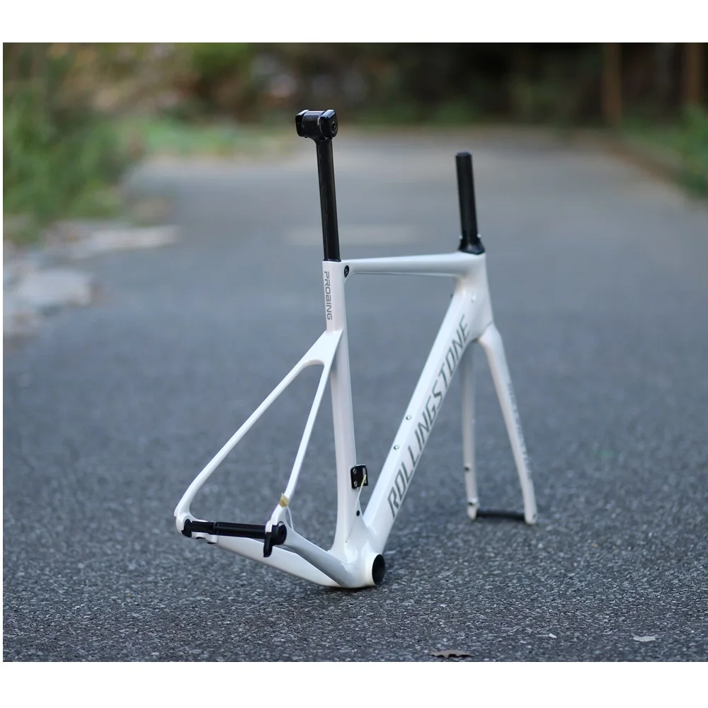 Rolling Stone Carbon PROBING Disc Brake Road Frame set with seat post 46.5cm 49cm 52cm 55cm