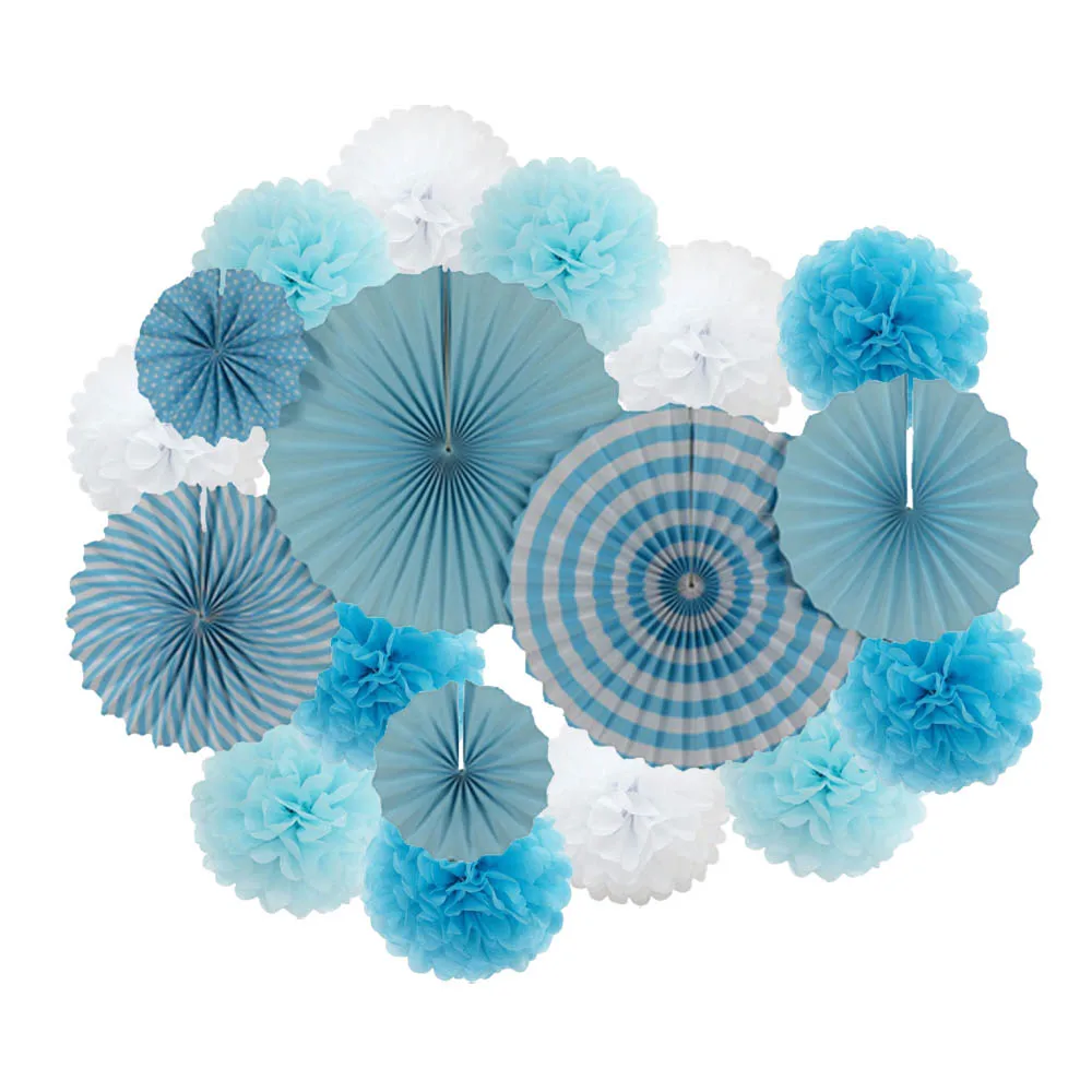 DIY-Set mit gemischten Faltfächerchen aus Papier und Pompons in Rosa-Orange für Hochzeiten, Partys, Kinder, Mädchen, Bat Mitzvah-Dekoration – Detail 11