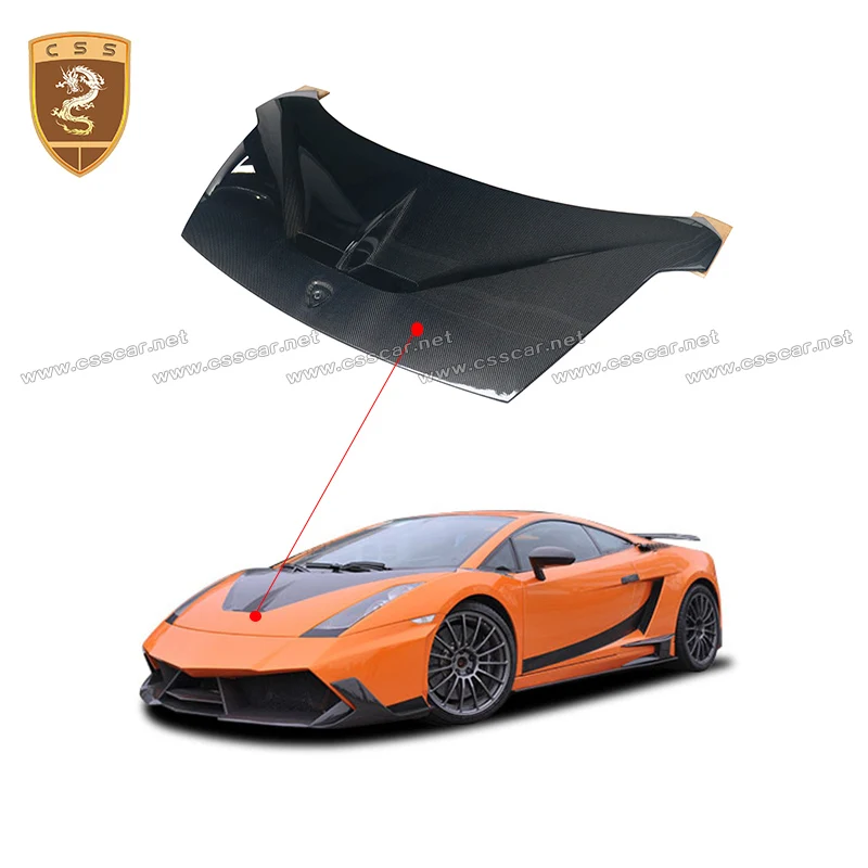 

Carbon Fiber Front Engine Bonnets Cover Hood Cover For Lamborghini Gallardo LP550 LP560 Old style