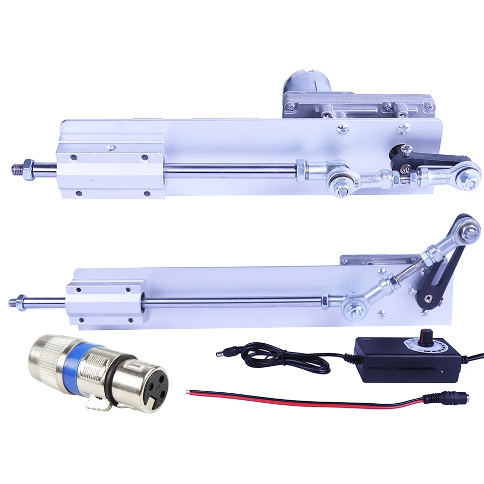 12V/24V Telescopic Reciprocating Linear Actuator Metal Gear Reduction Motor DC Linearly Motor DIY Machine Speed Control Power